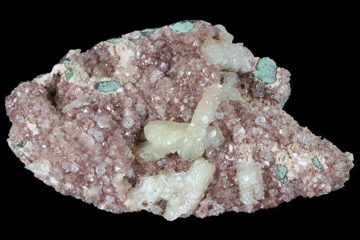 Stilbite and Apophyllite Crystal Cluster - India #97849